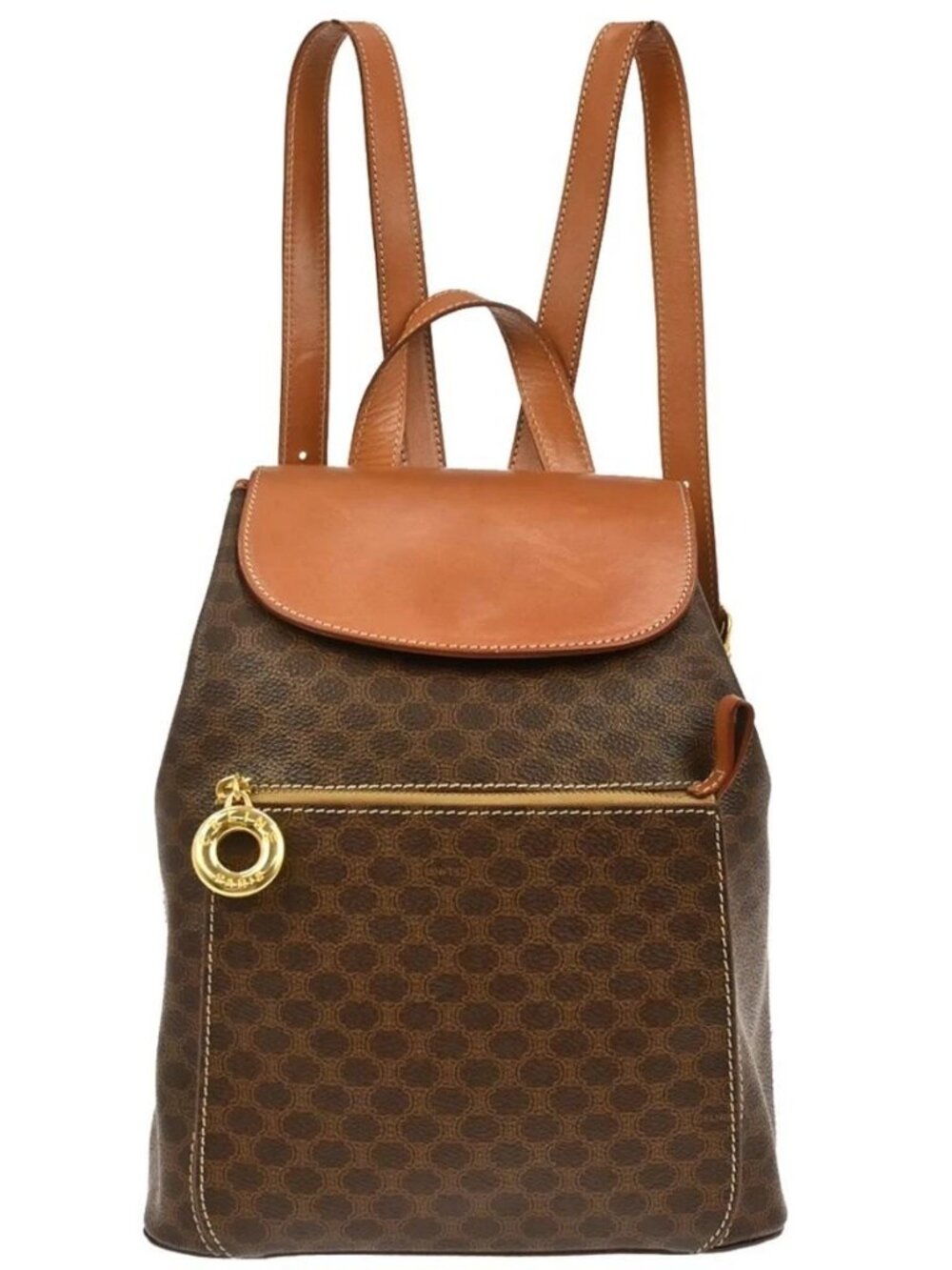 Celine Brown Macadam Backpack M95* 117075